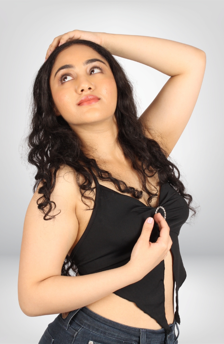 Premium Women's Solid Sleeveless Wrap Top - Image 2