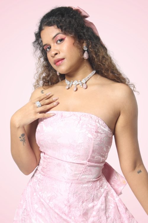 Pink One Piece Dress for Women