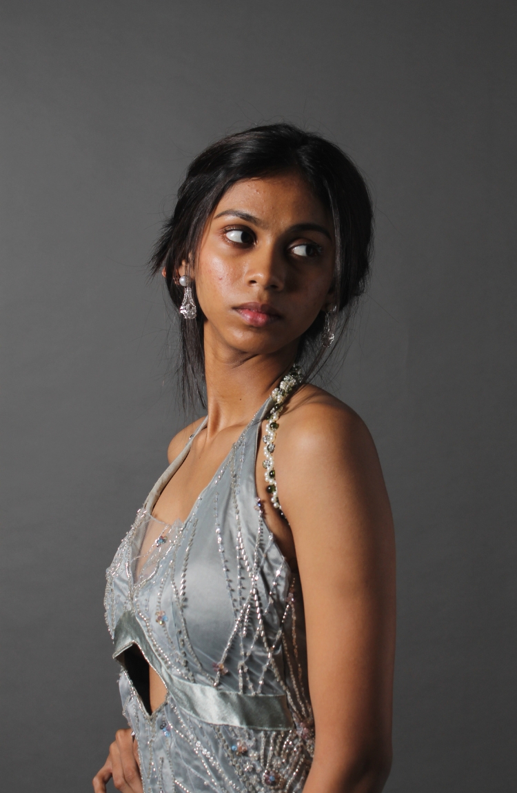 Women V Neck Sequence Mini Dress - Image 3