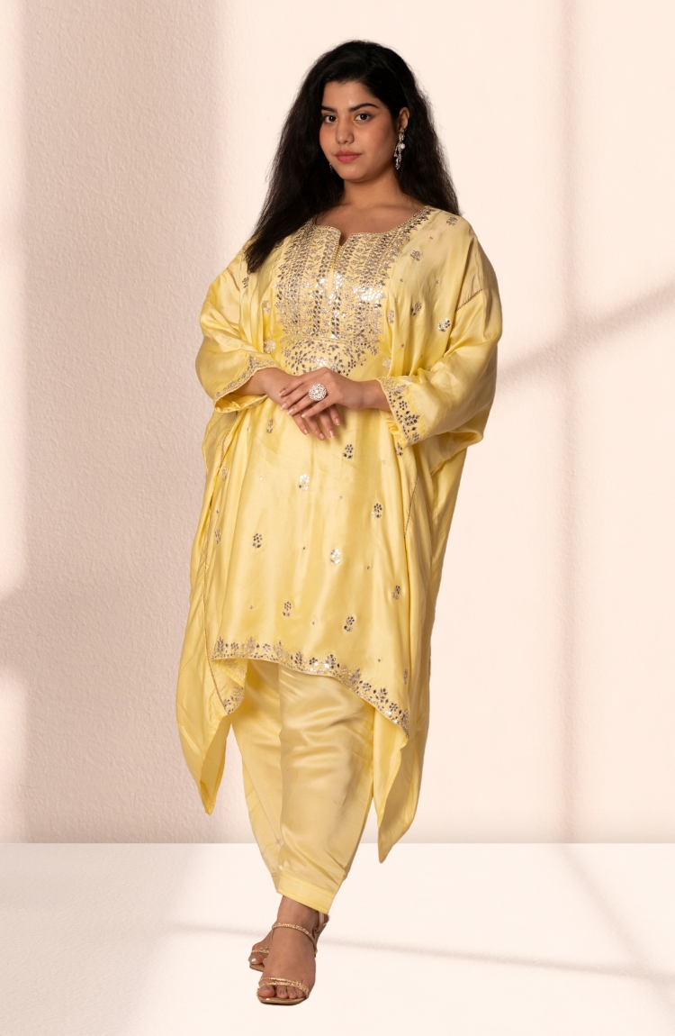 Yellow Punjabi Salwar Kameez