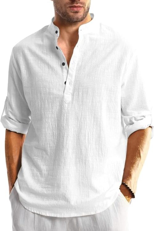 Bellstone Men’s Solid Regular Fit Kurta