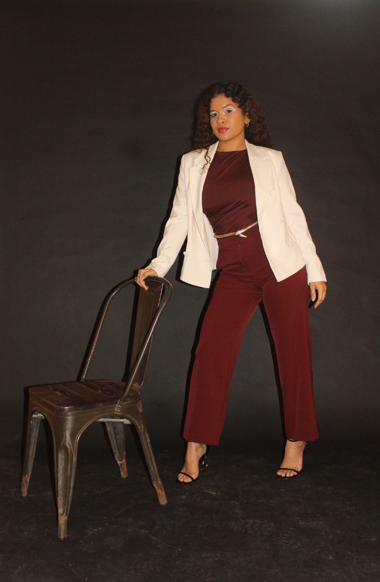 Women's Single Relaxed Fit Lapel Collar Full Sleeve Coats - Image 4